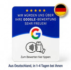 Google Bewertungskarte mit NFC — fertig programmiert geliefert